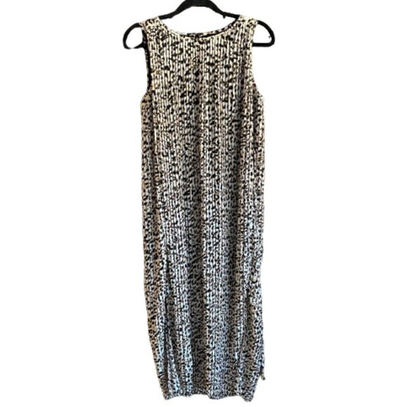 Banana Republic animal cheetah print maxi pleated shift tank dress - Picture 5 of 16